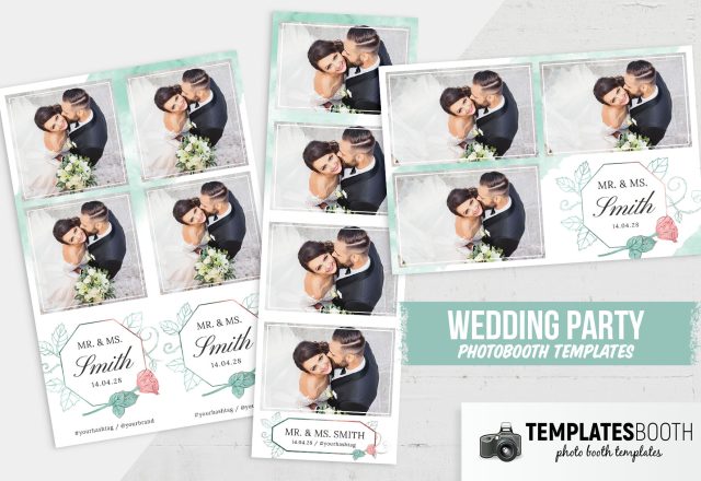 Mẫu Wedding Party – Watercolor Mint