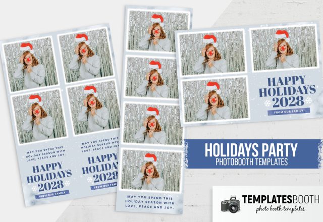 Mẫu Holidays Party